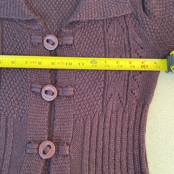 Jana - knit cardigan with button closure. Size M - Picture 6 of 9